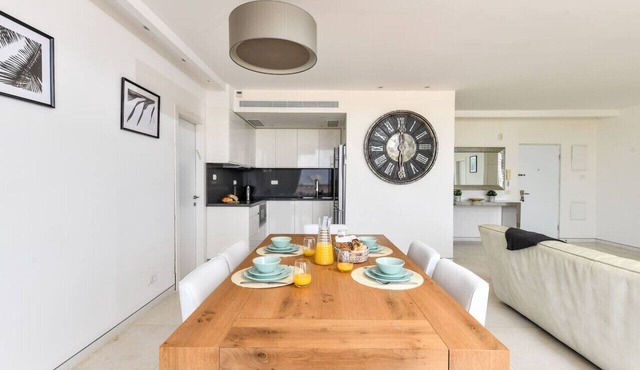 Modern Gem with Stunning Balcony by Sea N Rent
