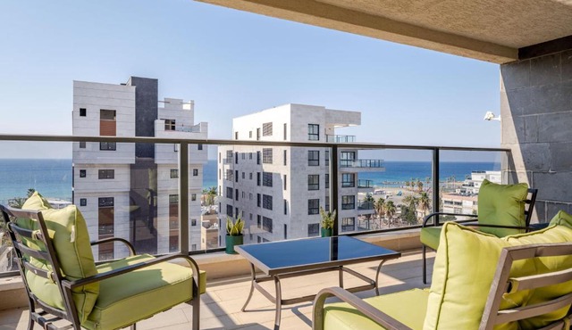 Nahariya SEA VIEW - Balfour city center
