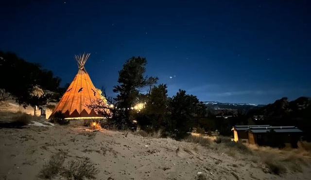Native American Shaman Tipi in Teasdale