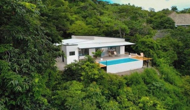 new 3-bed ocean view villa - pool on private mountainside - gated community