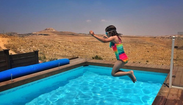 New Luxurious Villa Herodion, kosher, private pool & spectacular views in Tekoa