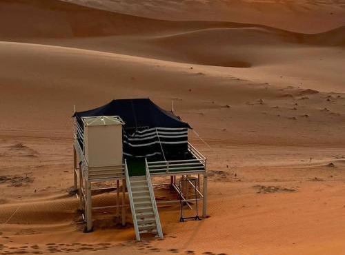 Oman desert private camp