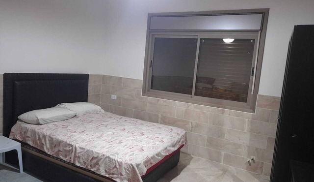 one bed room apartment with kitchen and balcony and two pathrooms