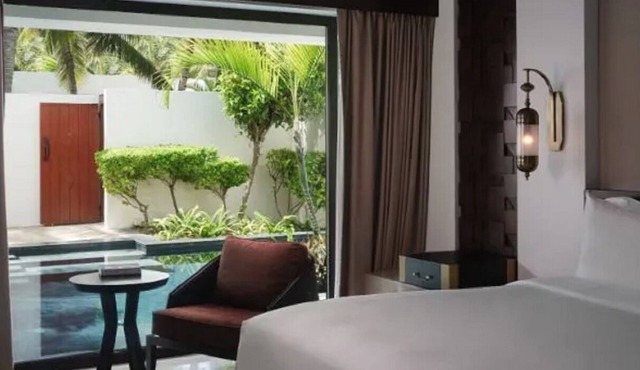 Prime Location! TWO Luxe 1BR Villas Close to Al Hisn Beach! Pool and Spa Onsite!