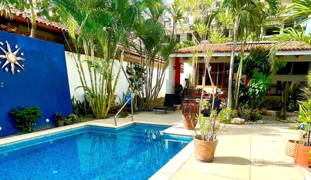 Private home one block to the beach! 2 bedrooms. Premier Zona Dorado location! in Bucerias