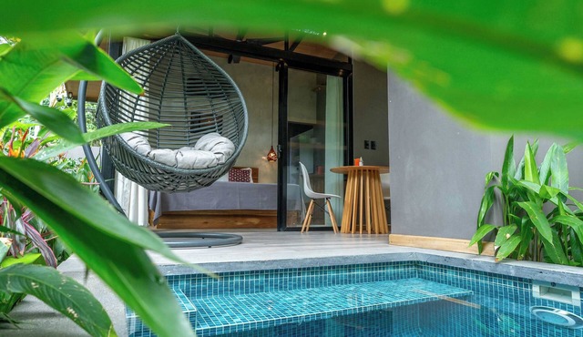 Raya Bungalow, AC & Plunge Pool in Punta Uva