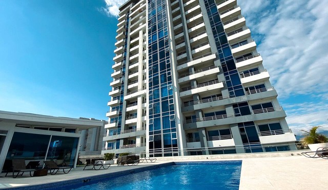 Relaxing Apartment in Latitud Yoses 21st floor AC/WIFI