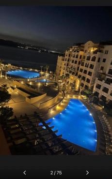Samarah Resort Apartment D32 at DeadSea, Sea & Pool view- Families & couples only
