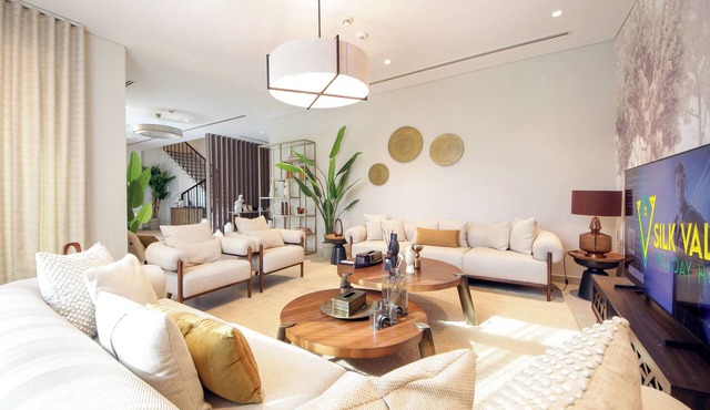 Silk Valley - Modern 4B + maid's room with private swimming pool & beach access