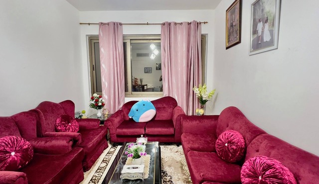Soothing 1-bedroom apartment with AC in Abu Dhabi