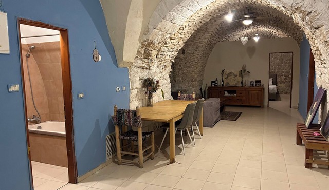 Spacious Family home with huge patio steps above HaAri and amazing view of Meron