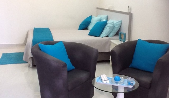 Splendid studio WIFI A/C garden terrace