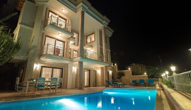 Stunning 3 storey villa with beautiful views over Kalkan Bay .Heated Pool . in Kalkan