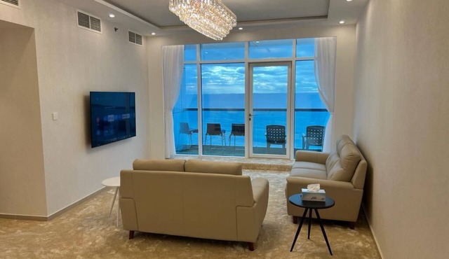Stunning Luxury beach apartment in Ajman Corniche Residence with full sea view
