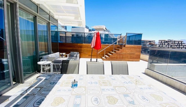 Stunning Penthouse with sea views and private heated pool