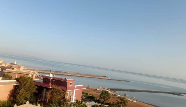 Stunning Red Sea. Restaurant, cafe, bar. Sun lounge and umbrellas.