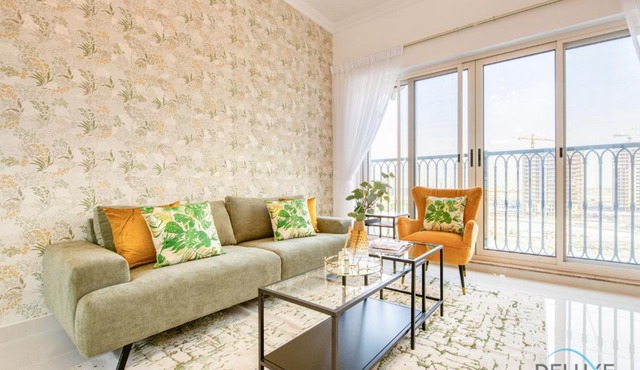 Sunny 1BR at Canal Residences West Dubai Sports City by Deluxe Holiday Homes