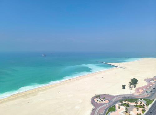 Sunset Ajman Beach - kids friendly