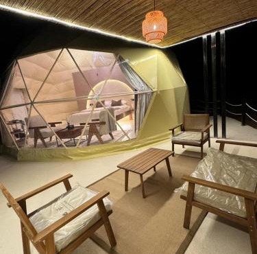 Sunset domes private camp
