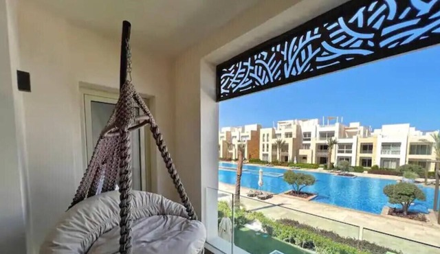 Swanky 4BDR Townhouse at Mangroovy AlGouna Red Sea Pool and Sea View in Red Sea Governorate
