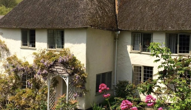Thatched Devon longhouse, close to sea, with private indoor swimming pool. in Newton Abbot