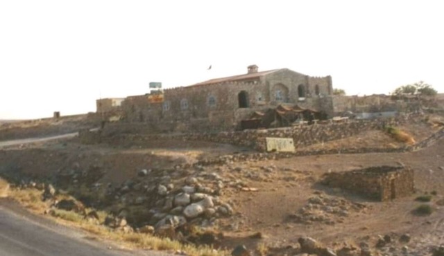 trajan guesthouse is an old castel bilt on the top of wadi mujib
