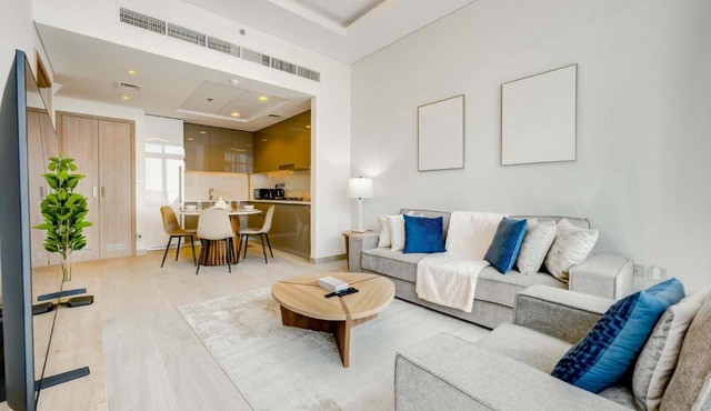 TRPS - Farhad Azizi, Al Jaddaf - Premium 1BR, Furnished with Pool View