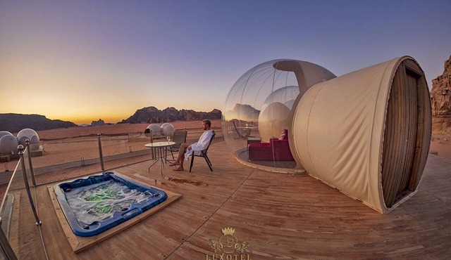 Wadi Rum Bubble Luxotel - Campsite