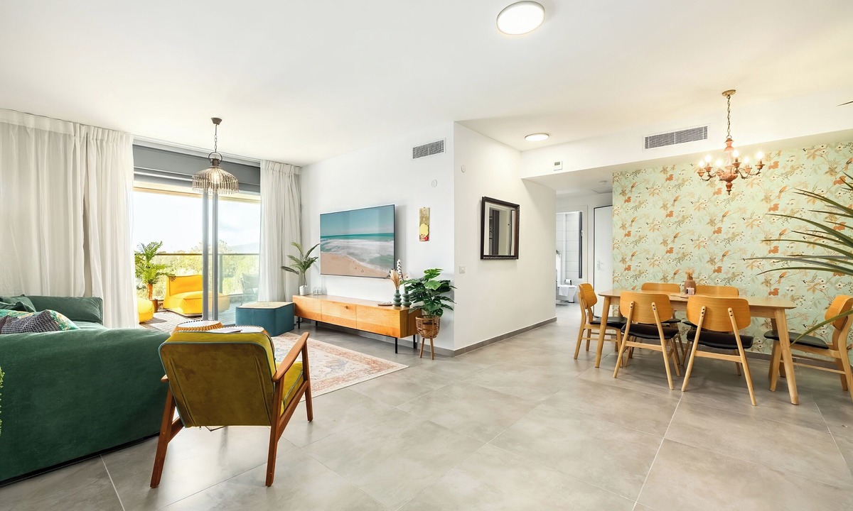 Nahariya Apartment | MAMAD - Achziv Chic Beach Haven by Sea N' Rent