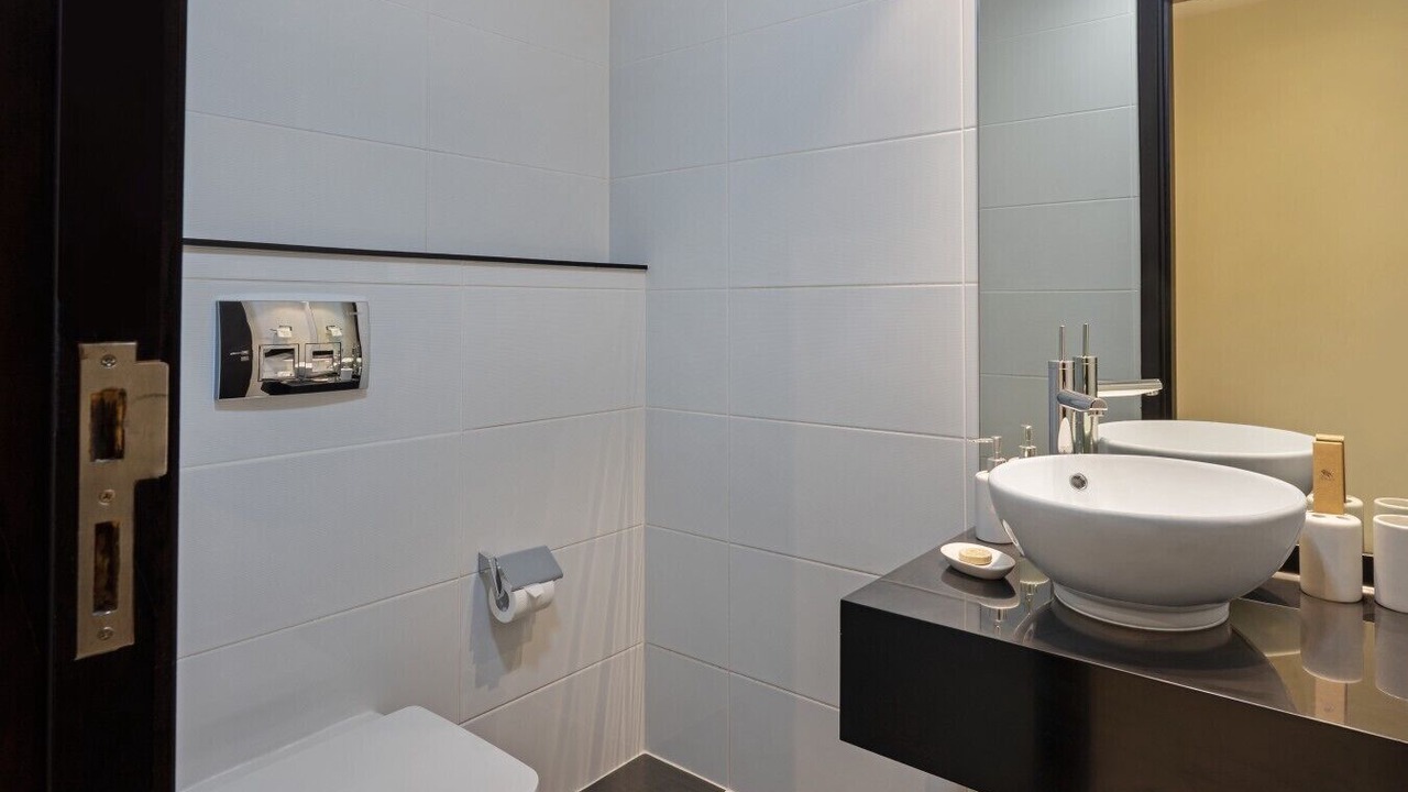 Photo of Bathroom in Trade Center