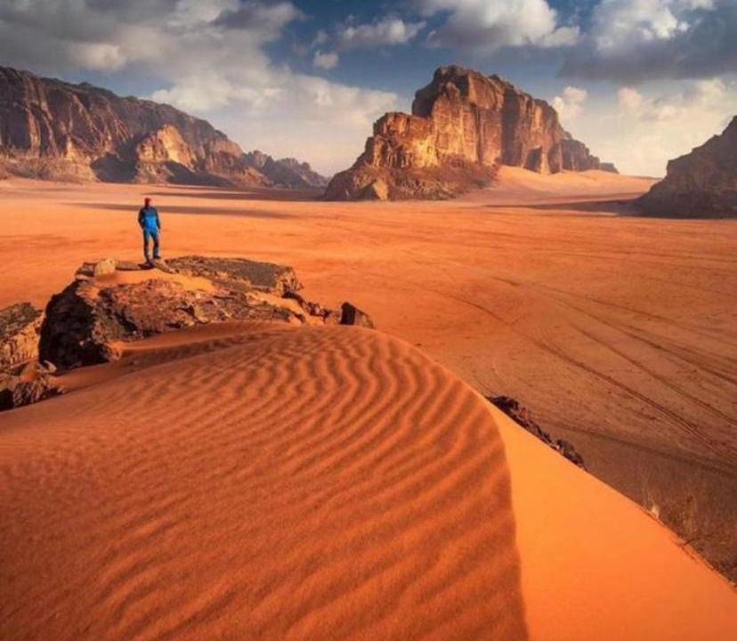 Photo of Human In Picture in Wadi Rum