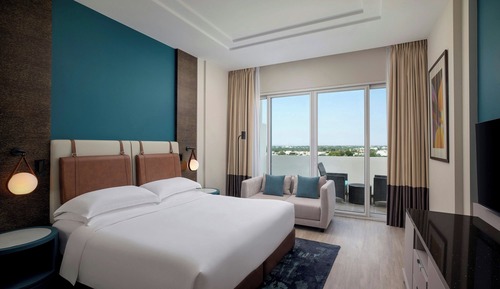 Premium Room, 1 King Bed, Smoking, Balcony