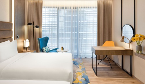 Deluxe Room, 2 Twin Beds, Sea View (Palm Side)