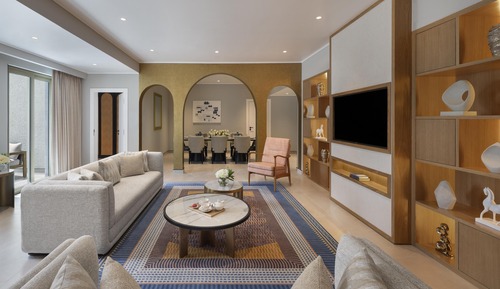 2 Bedroom Presidential Suite, Newly Renovated, Living & Dining Area, Evening Drinks & Canape Section