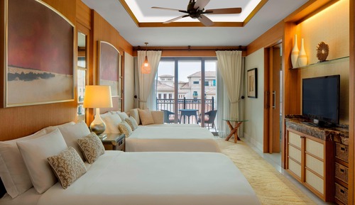Superior Room, 2 Queen Beds, Balcony, Partial Sea View (Balcony)