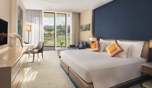 Premium Golf Course View Room - King Bed with Access to 3 Pools