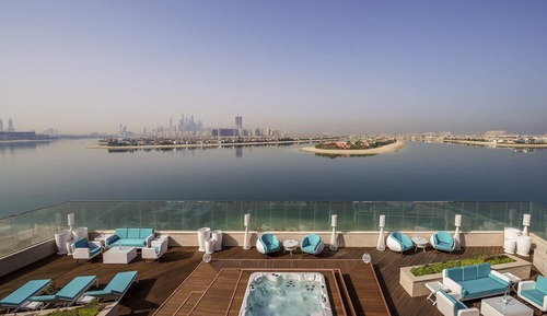 Penthouse Suite with Rooftop Terrace, Palm Sea View and Club Lounge Access