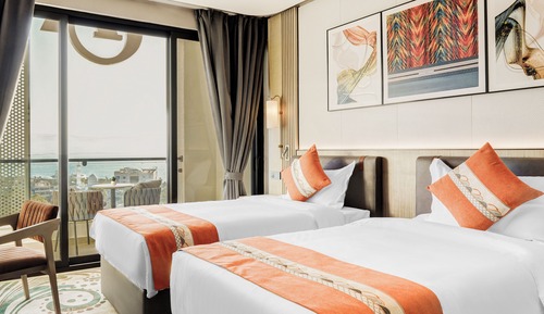 Deluxe Double or Twin Room, Balcony, Sea View