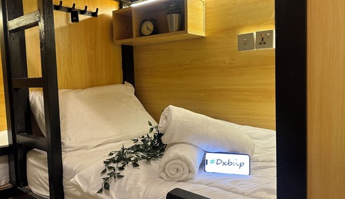 Economy Shared Dormitory, Men only, City View