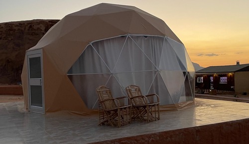 Tent, Balcony, Mountain View