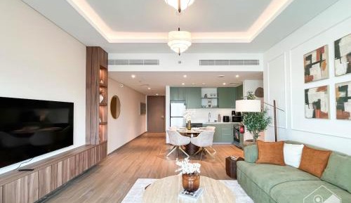 One-Bedroom Apartment with Balcony and City View