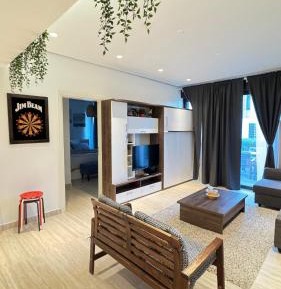 Deluxe One-Bedroom Apartment with Garden View