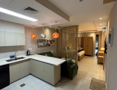 Deluxe Two-Bedroom Apartment with Garden View