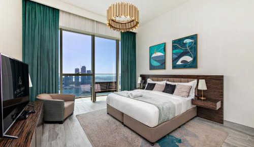 One-Bedroom Apartment with Balcony and Sea View