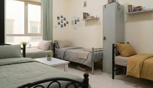 Bed in 4-Bed Male Dormitory Room