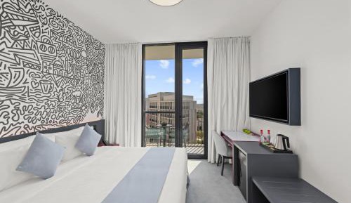 Stylish Room with Balcony