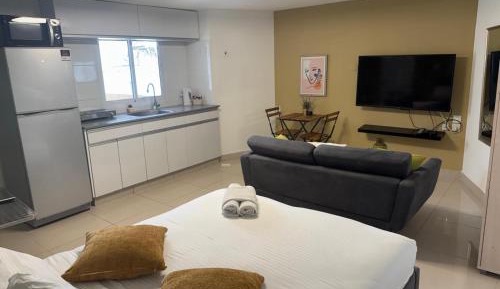 One-Bedroom Apartment with Garden