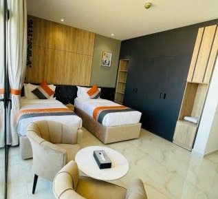 Twin Room with Pool View