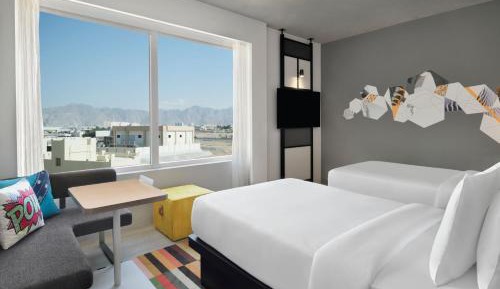 Aloft room, Guest room, 2 Twin, Free Shuttle Buss to OCEC & Mall of Oman