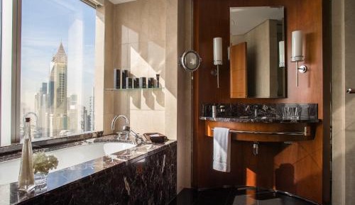 Executive Suite with Panoramic Skyline Views, Airport Transfers, Direct Connectivity to Museum of The Future, Complimentary Breakfast, Signature Afternoon Tea, Evening Sundowners, Soft Refreshments and Canapes